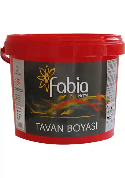 Fabia Tavan Boyası 10 kg TSE Belgelı Yüksek Dayanıklılık ve Estetik İçin