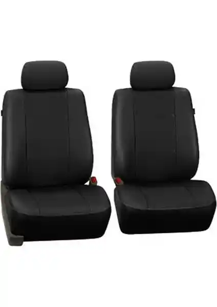 Fast Car Doblo Van Siyah Oto Koltuk Kılıfı Ön İki Koltuk İçin Uyumlu ve Dayanıklı
