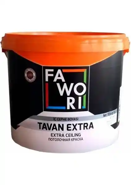 Fawori Extra Tavan Boyası 3,5 kg: Yüksek Kapama ve Estetik İç Mekan Boyası