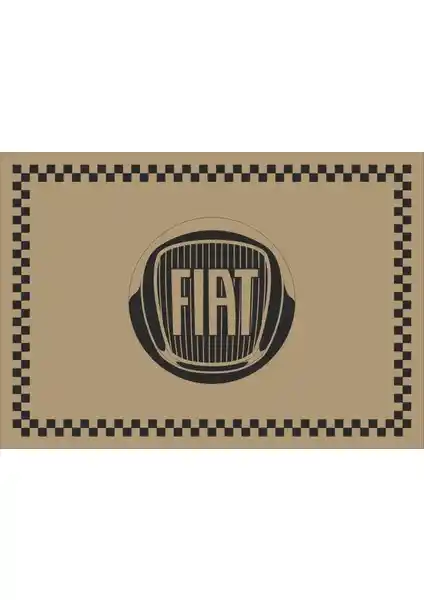 Fiat Araçları İçin Yüksek Kaliteli Kraft Kağıt Oto Paspasları 100 Adetlik Paket