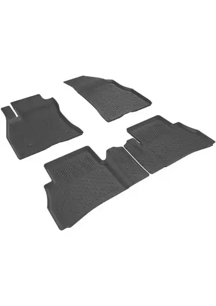 Fiat Doblo 2010-2022 İçin Havuzlu Siyah Paspas Kaliteli ve Dayanıklı Otomobil Aksesuarı