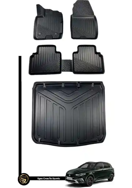 Fiat Egea Cross İç ve Bagaj Koruma Seti: Dayanıklı ve Uyumlu Tasarım Özellikleri