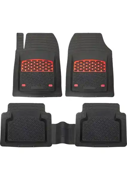 Fiat Egea için Krom Detaylı Derin Havuzlu 3D Paspaslar Şık ve Koruyucu Tasarım