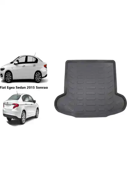 Fiat Egea Sedan 2023 İçin 3D Bagaj Havuzu Estetik ve Dayanıklı Koruma Çözümü