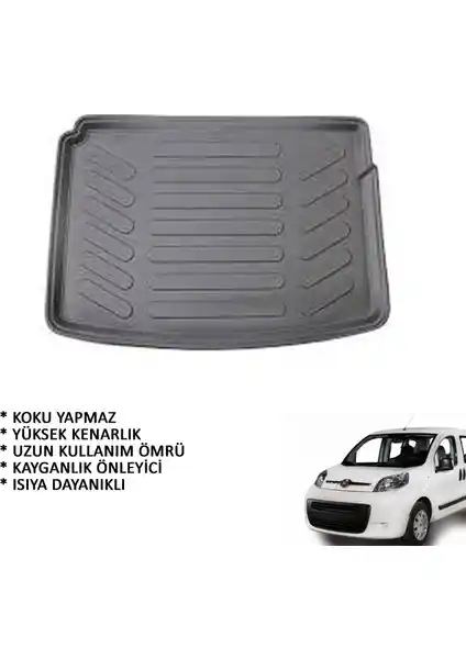 Fiat Fiorino 2008 ve Üzeri Modeller İçin Dayanıklı ve Estetik Bagaj Havuzu