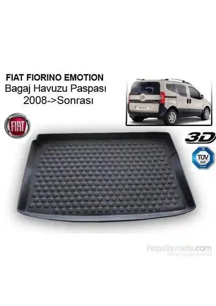 Fiat Fiorino Emotion Modeli İçin Dayanıklı ve Estetik Bagaj Paspası Üretici Güvenilirliği