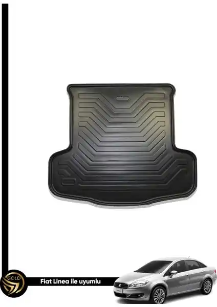 Fiat Linea İçin Özel Tasarım Bagaj Havuzu Paspası Güçlü ve Estetik Koruma Sağlar