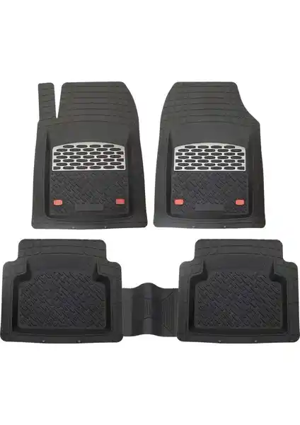 Fiat Punto İçin Krom Karbon Derin Havuzlu 3D Paspaslar Dayanıklı ve Estetik Koruma Çözümü