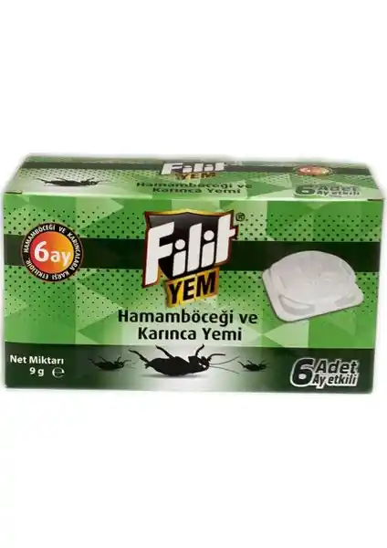 Filit Hamam Böceği Yemi 6'lı: Etkili ve Güvenilir Haşere Mücadelesi Çözümü