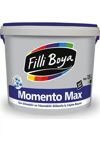 Filli Boya Momento Max 2,5 lt Silinebilir ve Yıkanabilir İç Cephe Boyası Özellikleri ve Uygulama Alanları