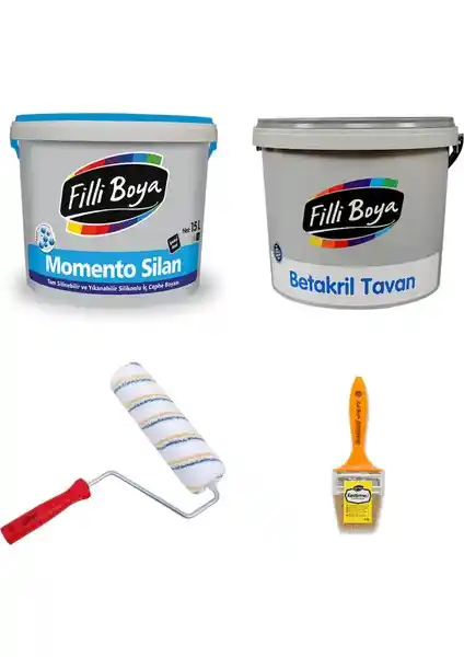 Filli Boya Momentosilan Silikonlu İç Cephe Boyası Seti ile Estetik ve Dayanıklı Dekorasyon
