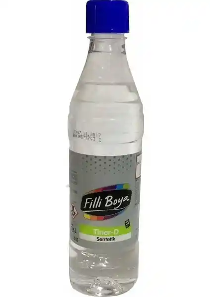 Filli Boya Sentetik Kokusuz Tiner-D 0.5 lt: Güvenilir ve Rahat Kullanım İçin Uygun Solvent