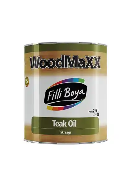 Filli Boya Woodmaxx Teak Yağı ile Ahşap Yüzeyleri Uzun Süre Koruyun ve Estetik Kalmalarını Sağlayın