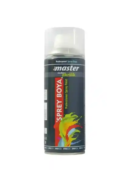 First Master Akrilik Sprey Boya Parlak Beyaz 400 ml: Yüksek Kapatıcılık ve Parlaklık Sunan Kullanışlı Boya