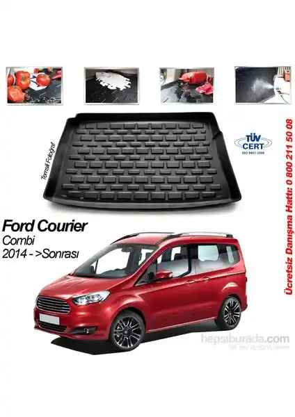 Ford Courier 2014 Modeli İçin Dayanıklı ve Estetik Bagaj Havuzu Ürünü