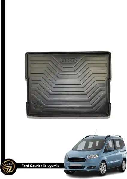 Ford Courier 2021 İçin Elmas Kesim Maxi Havuzlu 3D Bagaj Havuzu Ürünü İncelemesi