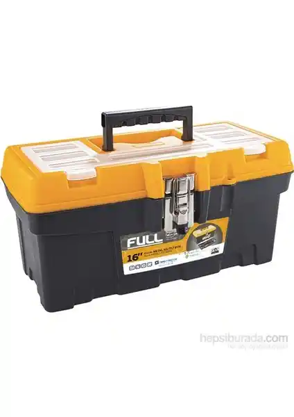 Full Metal Kilitli 16 İnç Takım Çantası Güvenli ve Dayanıklı Saklama Çözümü