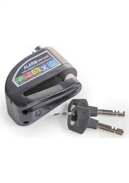Gelişmiş Alarmlı Disk Kilidi ile Motosiklet Güvenliğinizi Artırın