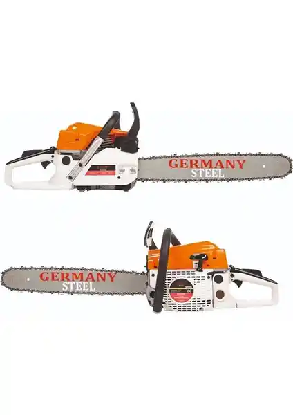 Germany Steel Benzinli Testere 7.9 Hp 62cc ile Güçlü ve Ergonomik Odun Kesim Çözümü