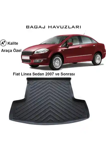 Gün-San Fiat Linea Sedan 2007 ve Sonrası İçin 3D Bagaj Havuzu İncelemesi ve Özellikleri