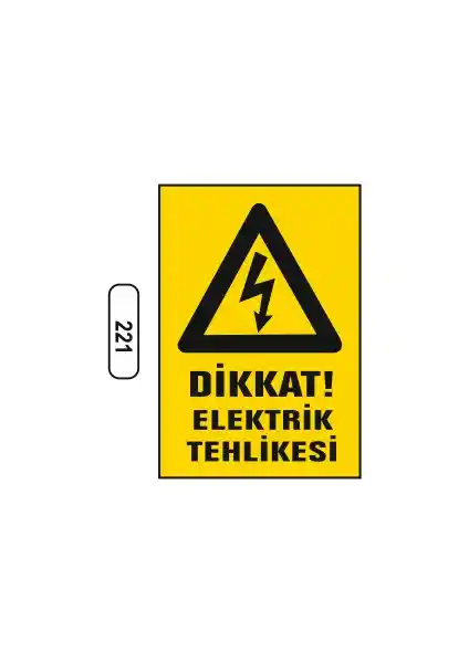 Gündoğdu Elektrik Tehlikesi Uyarı Levhası Güvenli Çözüm ve Dayanıklı Tasarım