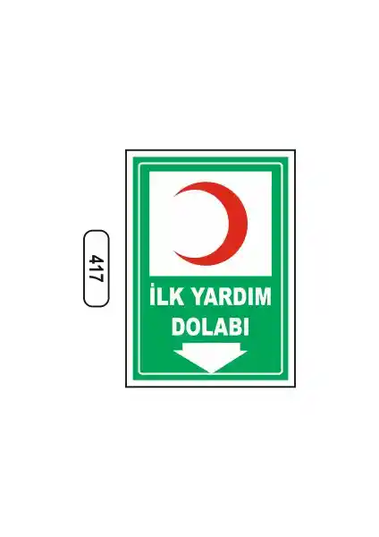 Gündoğdu İlk Yardım Dolabı Uyarı İkaz Levhası Güvenlik ve Bilgilendirme Çözümü