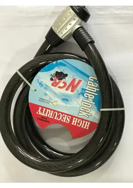 Güvenliğin Yeni Seviyesi: NCR Motosiklet Halat Kilit 25 x 200 ile Koruma Sağlayın