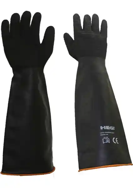Hegi Latex Eldiven 60cm Güvenlik ve Konfor Sunan Dayanıklı İş Eldiveni