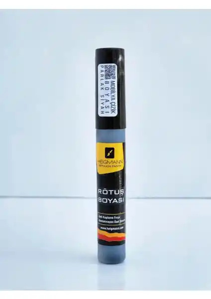 Heigmann Mat Siyah Mobilya Boyası ile Çiziklere Son ve Dayanıklı Onarım Çözümü