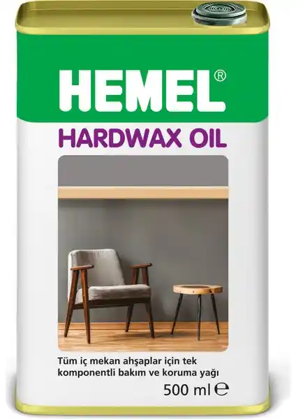 Hemel Hardwax Oil Doğal Ahşap Yüzeyler İçin Koruma ve Bakım Ürünü Türkiye