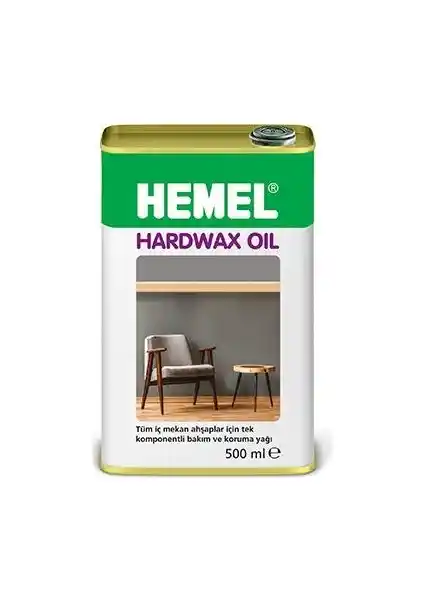 Hemel Hardwax Oil İç Mekan Ahşap Yüzeyler İçin Koruyucu ve Doğal Görünüm Sağlayan Şeffaf Yağ