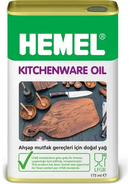Hemel Kitchenware Oil ile Ahşap Mutfak Gereçlerinizi Doğal ve Güvenli Şekilde Koruyun