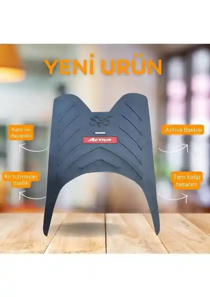 Honda Actıva 125 2023 Sonrası Kaymaz Paspas Tabanı Güvenlik ve Dayanıklılık İçin Uyumlu