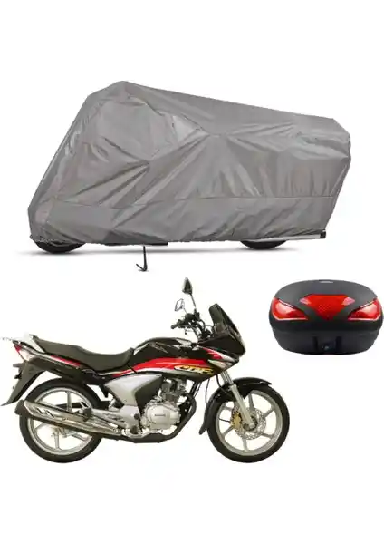 Honda Cbf 150 Arka Çanta Uyumlu Motosiklet Brandası ile Dış Etkenlere Karşı Güçlü Koruma