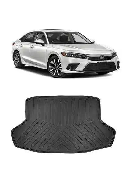 Honda Civic Sedan 2022 için 3D Bagaj Havuzu yüksek kalite ve dayanıklılık sağlayan aksesuar