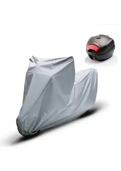 Honda NSS250 (Forza 250) için Dört Mevsim Koruma Sağlayan Gri Motosiklet Brandası