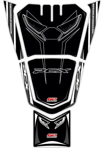 Honda PCX 125 2021-2022 Uyumlu Siyah Tank Pad ile Motosikletinizi Koruyun ve Estetik Katın