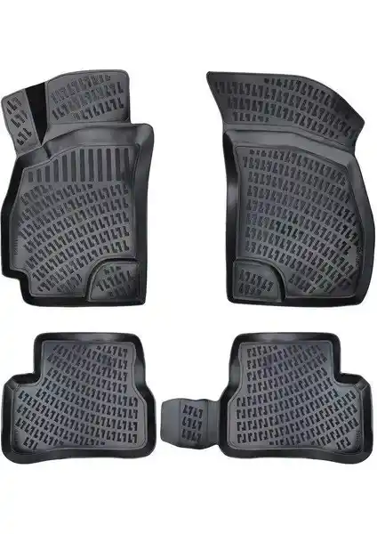 Hyundai Accent Admire 2000-2005 İçin Rizline 3D Havuzlu Siyah Paspaslar Kalite ve Fonksiyonellik