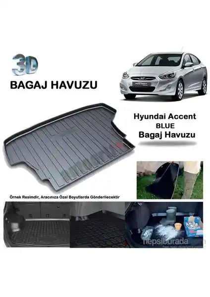 Hyundai Accent Blue için Dayanıklı ve Pratik Bagaj Havuzu Koruyucu Ürün Özellikleri