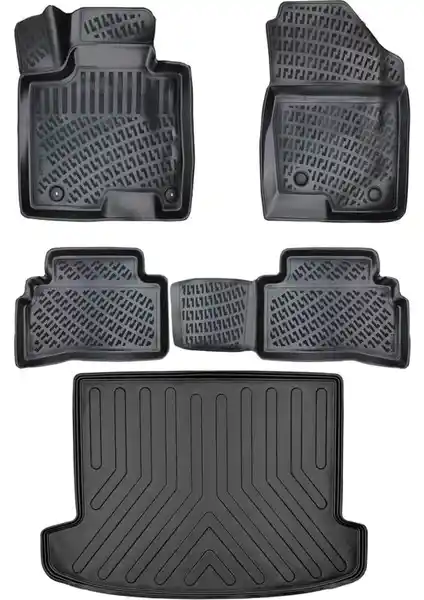 Hyundai Tucson 2021+ için dayanıklı paspas ve bagaj havuzu seti detaylı inceleme