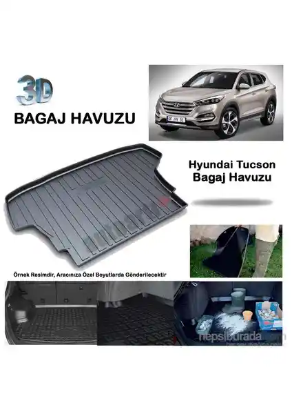 Hyundai Tucson için dayanıklı ve pratik bagaj havuzu çözümü Autoarti ürün açıklaması