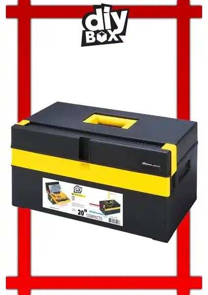 Işık Kalıp PORT-BAG CP01 Compacto Takım Çantası 16 İnç Dayanıklı ve Çok Fonksiyonlu Saklama Çözümü