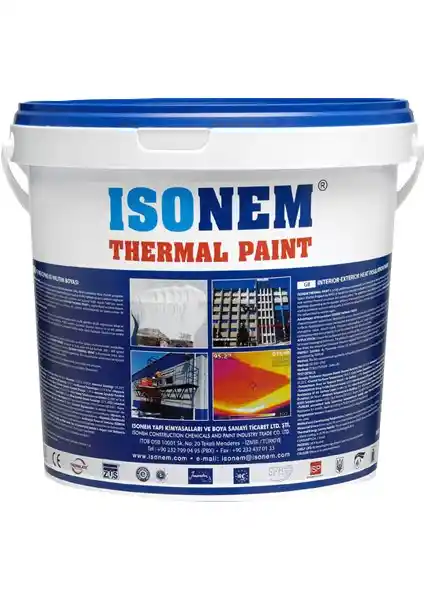Isonem Thermal Boya 18 Lt Beyaz: Enerji Verimliliği ve Estetik İçin Uygun Çözüm