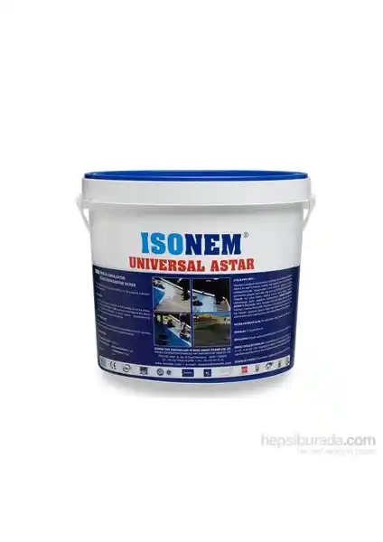 İsonem Universal Astar 15 kg: Çok Yönlü ve Güçlü Yüzey Hazırlama Astarı