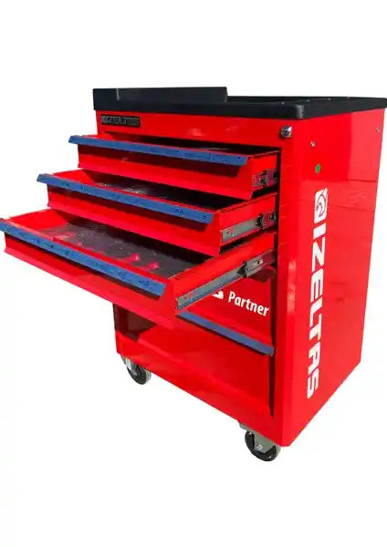 İzeltaş Partner Serisi Takım Dolabı 118 Parça, Dayanıklı ve Çok Bölmeli Depolama Çözümü