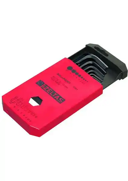 İzeltaş Yuvarlak Başlı Allen Anahtar Takımı 8 Parça: Dayanıklı ve Çok Yönlü Kullanım İçin