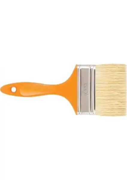 İzmir Fırça 4 Nr Yağlı Boya Kestirme Fırça Profesyonel ve Dayanıklı Kullanım İçin