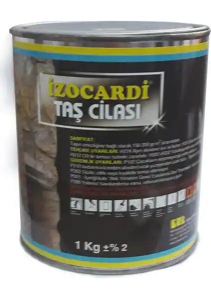 İzocardi Taş Cilası 1 kg ile doğal taş yüzeylerini koruyun ve parlaklık kazandırın