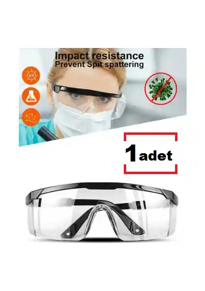 Kafenn Şeffaf Kimyasal Koruyucu Gözlükleri Güvenlik ve Konfor Sunan Endüstriyel Koruma Ürünü