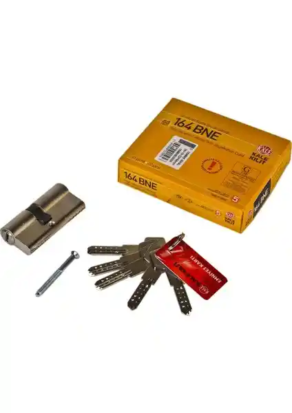 Kale 164 BNE Bilyalı Barel Kapı Kilidi Güvenlik ve Dayanıklılık İçin Uygun Bir Seçenektir